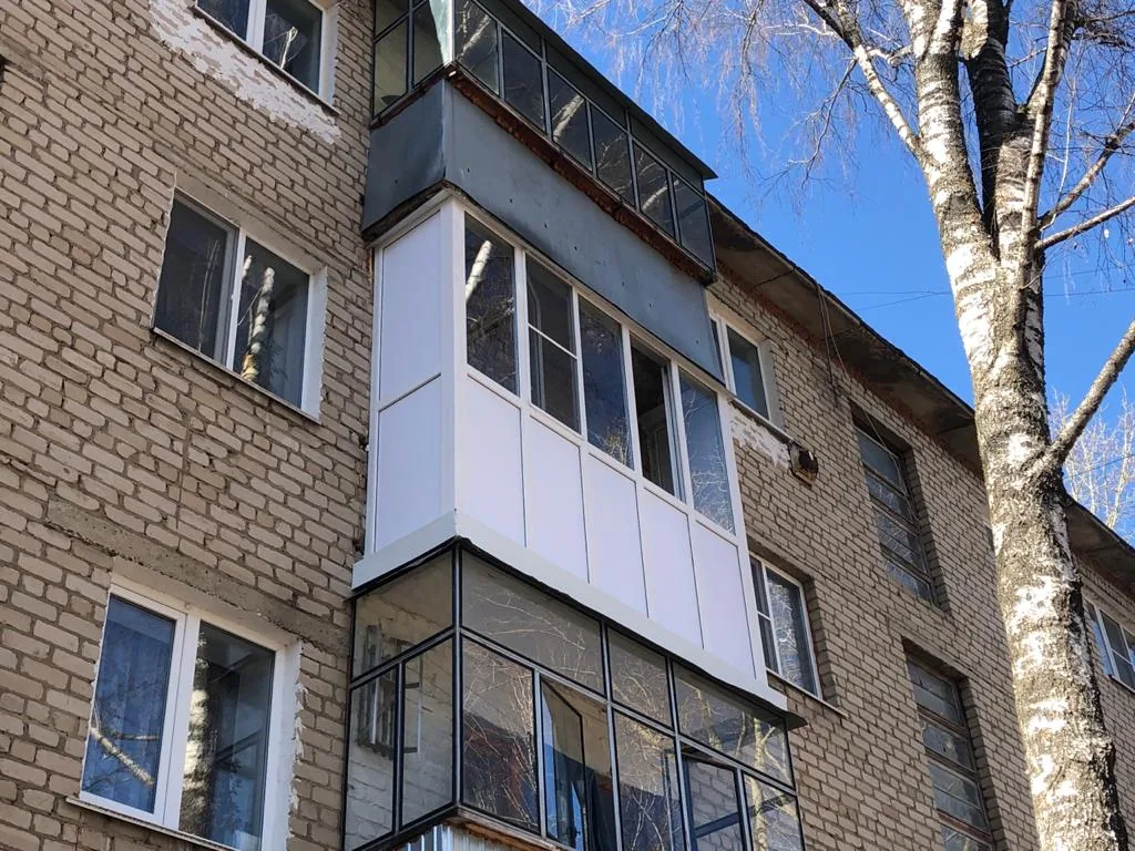 Остекление балкона: после работ